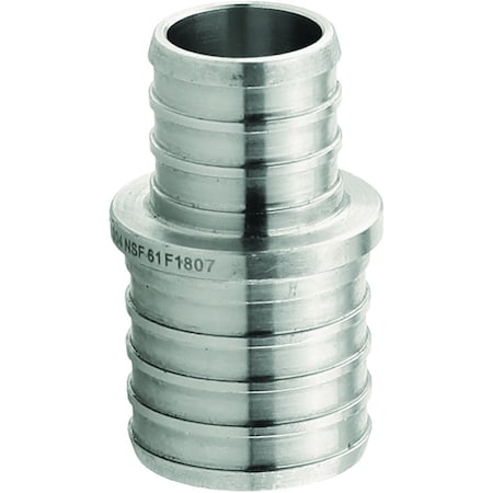 Plumbeeze 1''x3/4'' SS PEX-B Coupling PE-PS-C1007