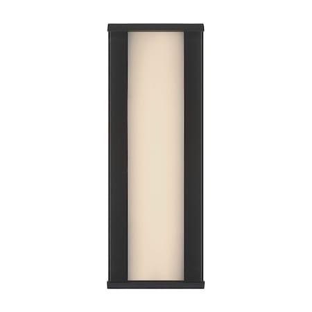 Euf Dulton, Outdoor, 14", Matte Black, Smoked Glass 50111-015
