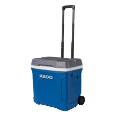 Igloo Roller Chest Cooler, Blue, 30 qt 00034658