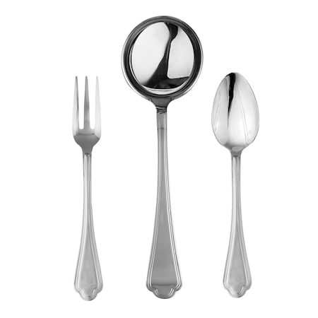 Mepra Leonardo Serving Set - 3 Pieces - Stainless Steel 101822003