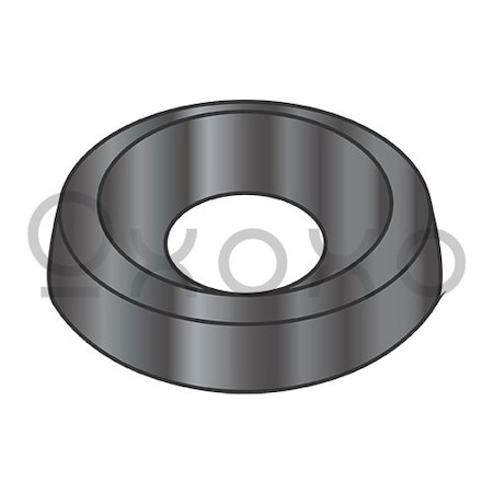 Oxoxo 1/4 Countersunk Finishing Washer Black Oxide, 2500PK 296720