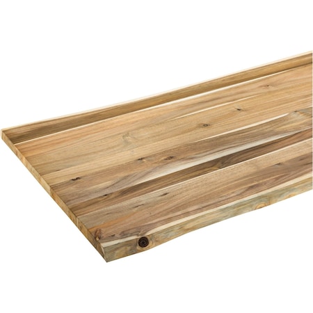 Grizzly Acacia Live Edge Butcher Block Live Edge - Unfinished 1-1/2 x 30 x 48" T34233