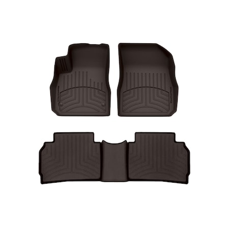 Weathertech Cocoa, Front and Rear FloorLiner HP 47903-1-2IM