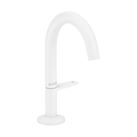 Axor One Single-Hole Faucet Select 140, 1.2 GPM, Without Pop-up Drain in Matte White 48010701