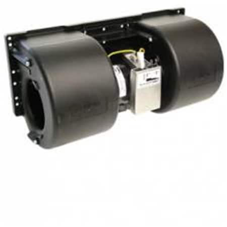 Spal Advanced Technologies Double Wheel 12V Plastic Centrifugal Blower Motor - Black SPA30006707