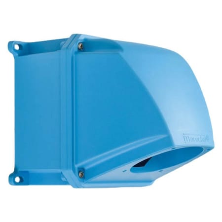 Meltric BOX/ANGLE ADAPTER 70 DEGREE POLY BLUE SIZE 4 514C7000