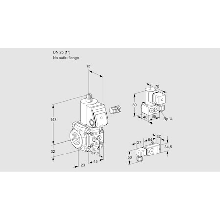 Honeywell Kromschroder VAS125/-R/NW KS88028565