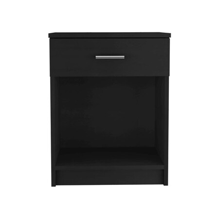 Homeroots 22" Wood One Drawer Nightstand 477919