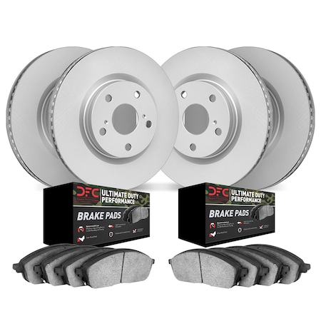 Dynamic Friction Co DFC GEOSPEC Coated Rotor- Heavy Duty Brake Pad 4404-39001