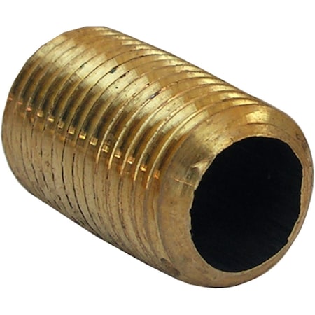 Westlake Pipe & Fittings 1/4''xClose Brass Nipple 17-9351