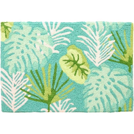 Jellybean 30 in. W X 20 in. L Multi-Color Tropical Home Polyester Accent Rug JB-AJR010