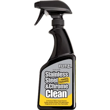 Flitz Cleaner, Size 16 oz., Spray Bottle SP 01506