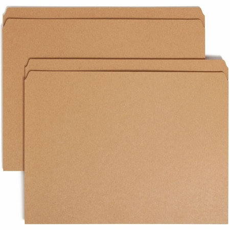 Smead FOLDER, KRAFT, STR CUT, LTR 10710