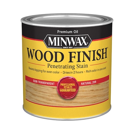 Minwax 1/2 Pt Natural Wood Finish Oil-Based Wood Stain 22090