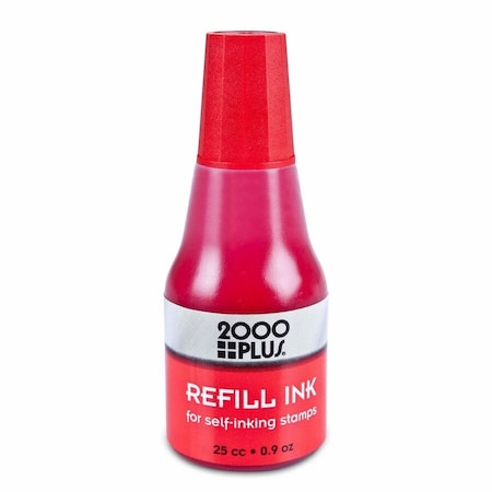 2000 Plus Ink, 2000PlusSelfInking, Red 032960