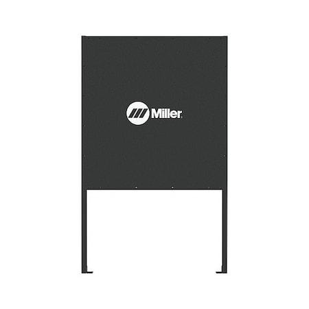 Miller Electric Welding Booth, 72" W, 78" H, Steel 296015