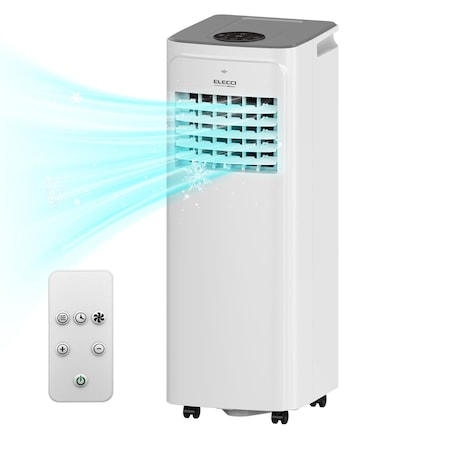 Edendirect 6800 BTU (DOE) Portable Air Conditioner in White, Heat, Sleep mode, 750 sq. ft., Timer ZRKY-29B1-LNE