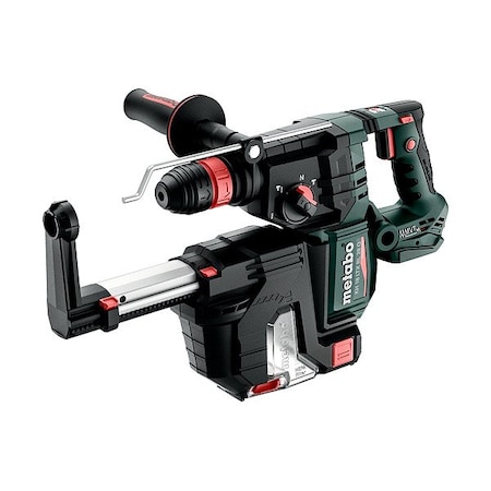 Metabo Rotary Hammer, 18V DC, 1,000 RPM KH 18 LTX BL 28 Quick bare + ISA 28 MB