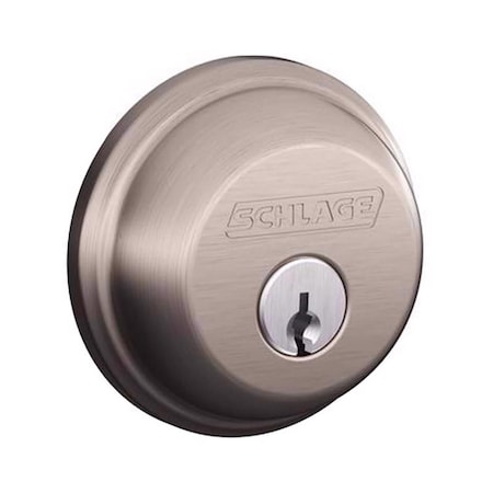 Schlage Schlage Satin Nickel Zinc Double Cylinder Deadbolt B62 N G 619