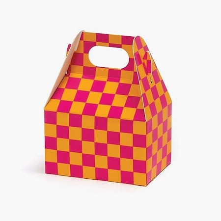 Nashville Wraps Groovy Grid Mini Gable Box, 4x2.5x2.5, 6PK GGMGB