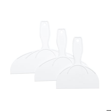 Marshalltown Plastic Joint Knife Set, Flex, 6, 8, 10" W, 3 Pc TKS