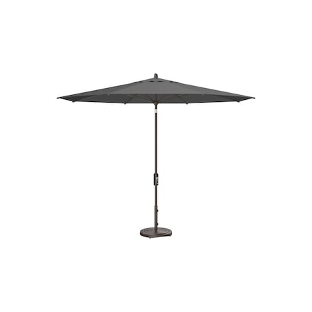Treasure Garden 11 ft Patio Umbella, aluminum, fiberglass ribs, outdoor, Cast Slate UM841-00 40434 Cast Slate