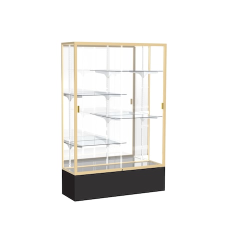 Ghent Spirit FlrCs, 48x72x16, Mirr, Champg, Black 374MB-GD-BK