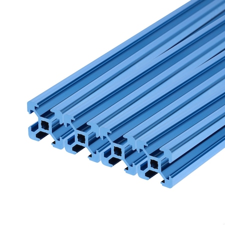Powertec 4pcs 24in 2020 T-Slot Aluminum Extrusion Profile Linear Rail 20mm x 20mm, 4PK 74001