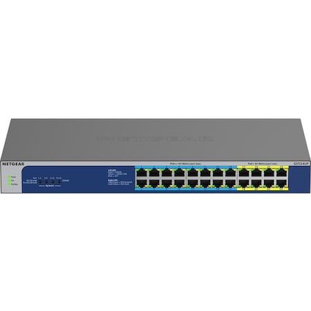 Netgear 24-PORT HIGH-POWER POE+ GIGABIT ETHERNET ULTRA60 POE+ UNMANAGED SWITCH GS524UP-100NAS