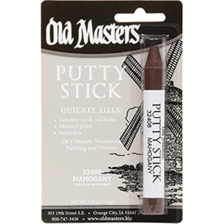 Old Masters 32408 Mahogany Putty Stick 86348324084