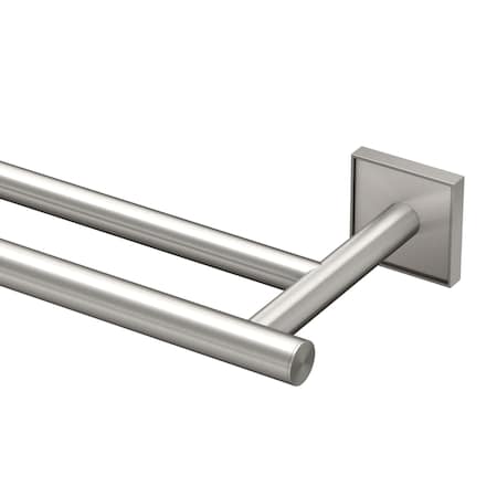 Gatco Mode 24" Double Towel Bar, Satin Nickel 5624