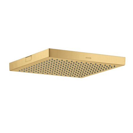 Axor ShowerSolutions Showerhead 240 1-Jet, 2.5 GPM in Brushed Gold Optic 10926251