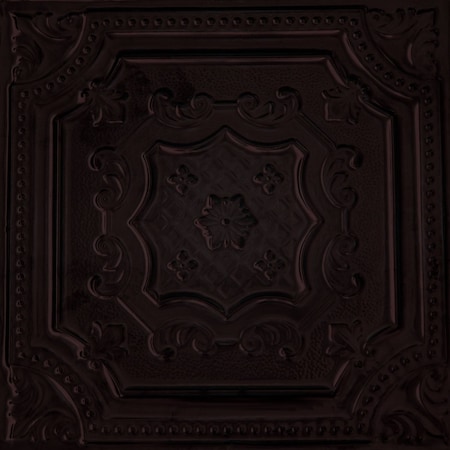 Shanko All Day Tony Pattern 612 Black Lay-in Grid Powder Coated Standard Ceiling Tiles, 6PK ADT612-DI-STD-BLK-6