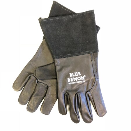 Blue Demon TIG Welding Gloves, Goatskin Palm, M BDWG-TIG-BK-M