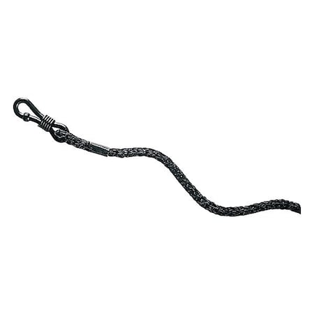 Mcr Safety Lanyard, Black, 25 in Length, Slip-On Attachment 210
