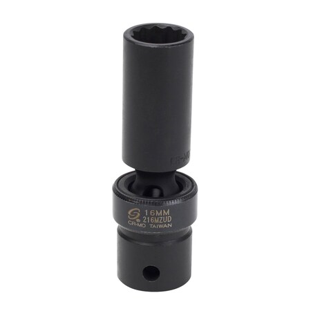 Sunex 1/2 in Dr 16Mm 12Pt Mc Dp Ul Soc 216MZUD