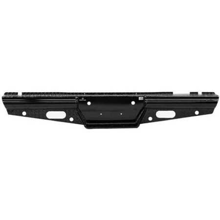 Replacement For Ford F-350 Super Duty Year 2010 Legend Series Black Powder-Coated Steel Rear Bumper