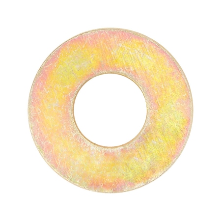 Auveco 5/16in USS High Strength Washer Zinc Yellow, 100PK 12772