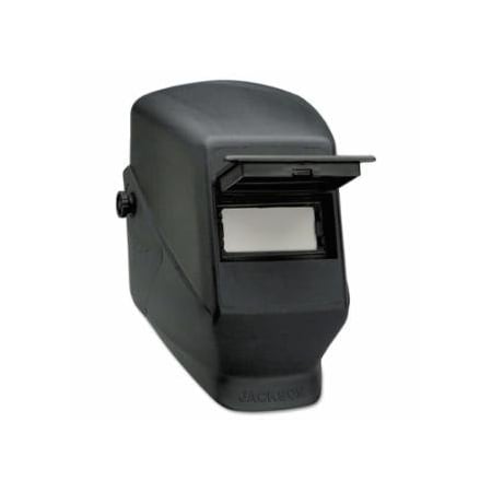 Jackson Safety WH10 HSL 2 Passive Welding Helmet, SH10, Black, Lift Front, 2 in H x 4-1/4 in W, w/386 Cap Adapter 138-14972
