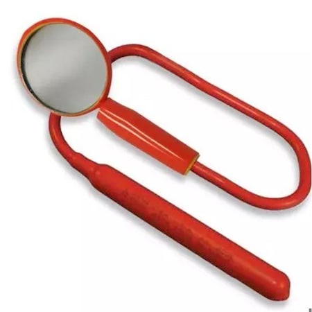 Cementex 2-1/4 in. Round Inspection Mirror Fully Insulated and Flexible - 25 in. Handle OAL IM-225I-F25