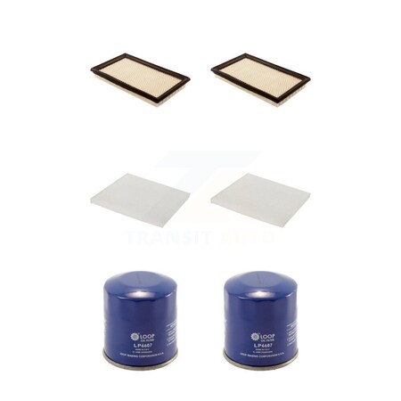 Pur 2x Air + 2x Cabin + 2x Engine Oil Filter 6 Total Kit For Nissan Altima Pathfinder QX60 KFM-100716