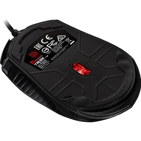 Thermaltake Tt eSPORTS TALON V2 Mouse - Optical - Cable - Black - USB - 3200 dpi - 6 Button(s) - Symmetrical MO-TLN-WDOTBK-01