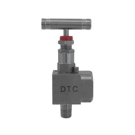 Discover 1/2 in. MxF Stainless Steel 10000 PSI Angle Valve 102520