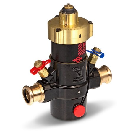 Apollo Valves VLV, PIC, 3/4in, LF BRS, STD FLO (DBL UNION, BS, NPT/SOLDER KIT), 2PK 1604SDDB