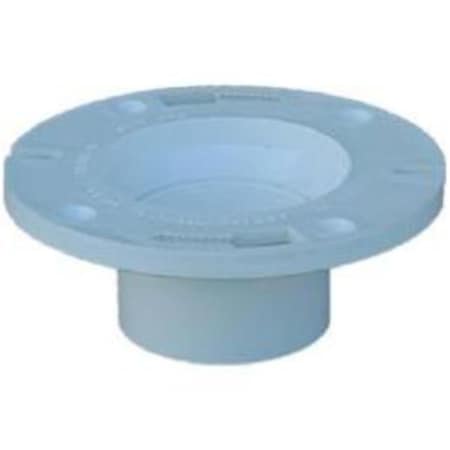 Pinpoint 4 x 3 in. Pop Top Reducing Closet Flange, Silver PI3258514