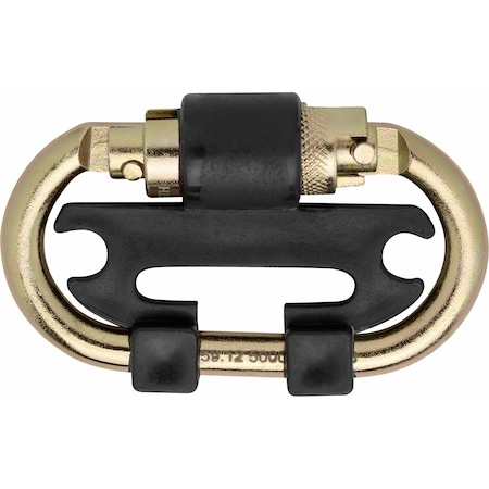 Ironwear Alloy Steel Dual SRL Connector Carabiner w/ HDPE Separator 2805
