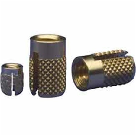 E-Z Lok 8-32 in. Flush Press Insert - Brass B435466