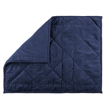 Lavish Home 2PC Velvet Twin Quilt Set & Matching Pillow Sham Medium Weight Ultra Soft Luxury Cotton Velvet 66-004-VN-T