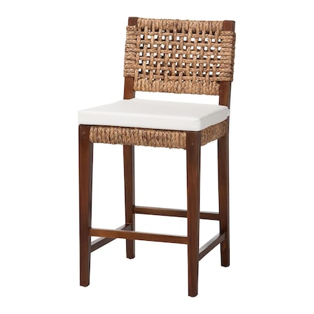 Bali & Pari Alise Seagrass Counter Stool 260-14244-ZORO