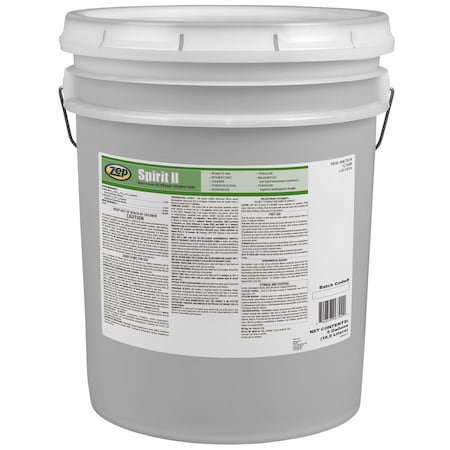 Zep Disinfectant Cleaner, 5 gal. Spray Bottle, Citrus, Colorless 67939